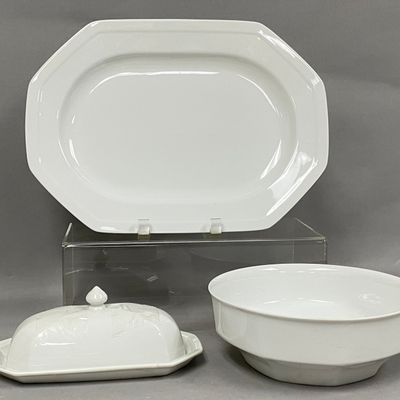 Savoir Vivre Maison Blanche Porcelain Serving Set