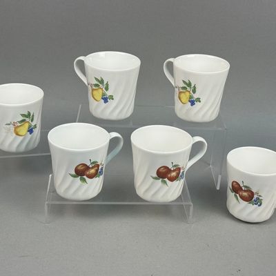 Corelle Coordinates Chutney Stoneware Fruit Mugs