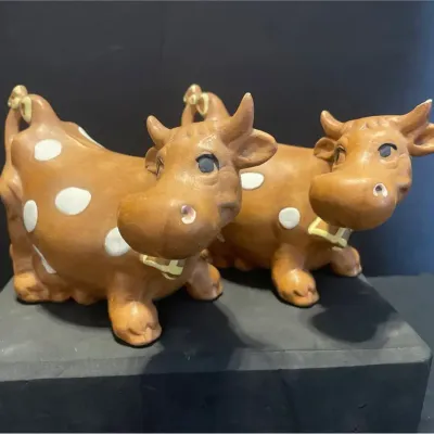 Salt and Pepper Brown Spotted Cows