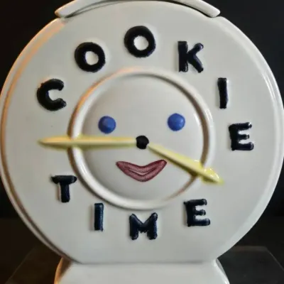 Vintage "Cookie Time" Cookie Jar