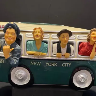 “The Honeymooner’s Bus” Cookie Jar