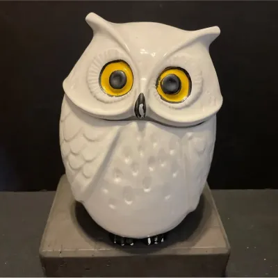  White Owl Cookie Jar