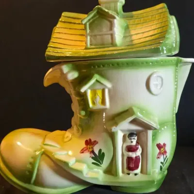 Old Woman Who Lived In A Shoe Cookie Jar