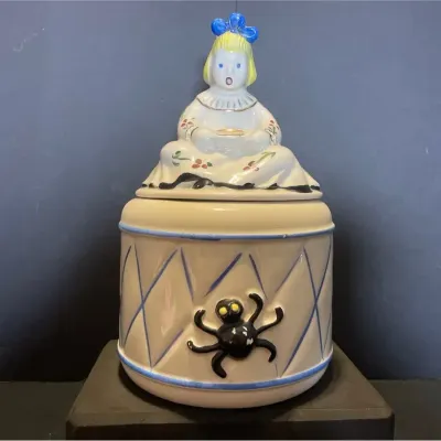 “Little Miss Muffet” Cookie Jar