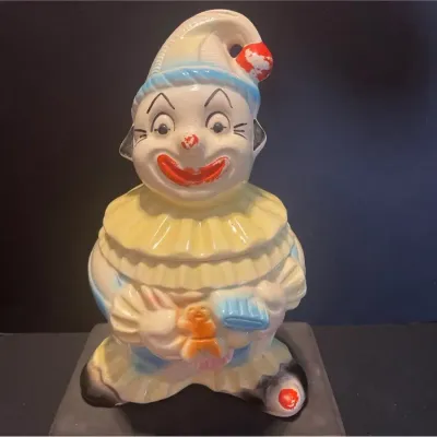 Vintage Clown Cookie Jar