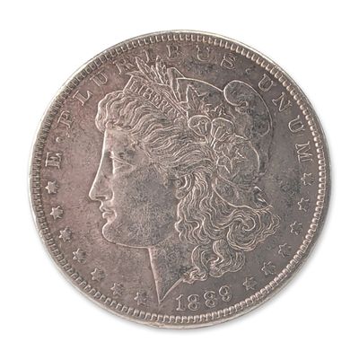 US 1889 Morgan Silver Dollar