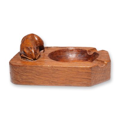 Robert 'Mouseman' Thompson Oak Ashtray