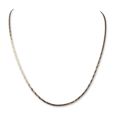 UnoAErre Italian 14K Two-Tone Gold S-Link Chain Necklace