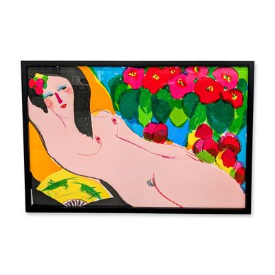 Walasse Ting (Chinese/American, 1929-2010) Lithograph on Wove Paper, Signed & Numbered