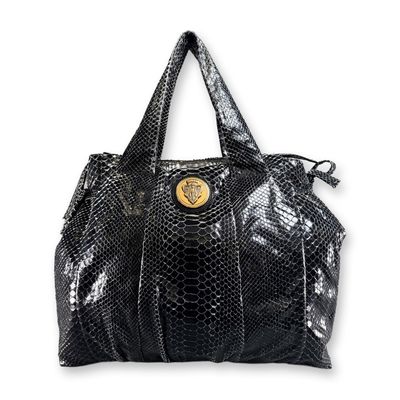 Gucci Italy Hysteria Large Python Leather Tote w/ COA