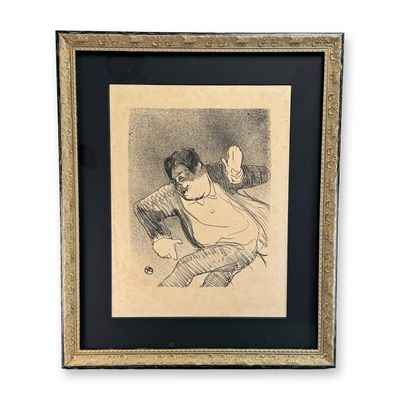 Henri de Toulouse-Lautrec (French, 1864-1901) Lithograph on Paper, Caudieux-Petit Casino