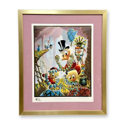 Carl Barks (American 1901-2000) Gold Plate Edition Lithograph, First National Bank of Cibola