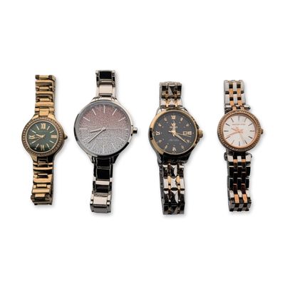 4pc Michael Kors, Anne Klein, Nine West and Other Women's Fashion Wristwatches