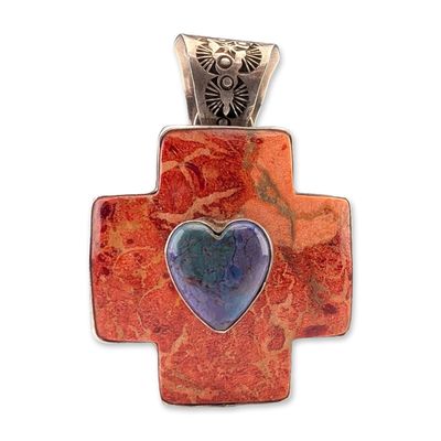Rocki Gorman Southwestern Sterling Silver Cross Pendant