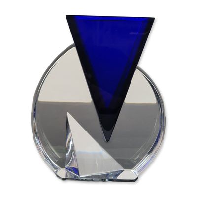 Baccarat Crystal "Vector" Vase by Nicolas Triboulot