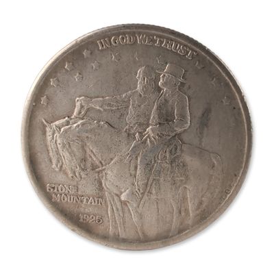 1925 US Stone Mountain Memorial Silver Half Dollar