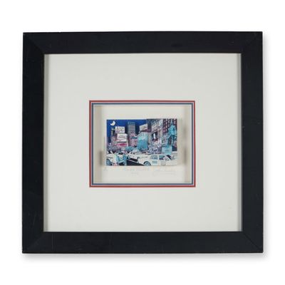 John Suchy, Times Square 3D Pop Art, Signed and Numbered
