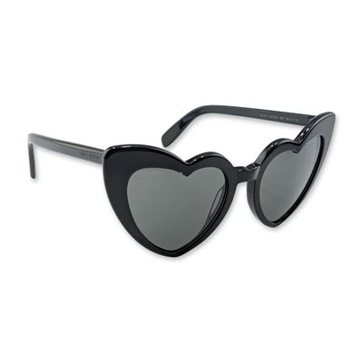 Saint Laurent LouLou Black Heart Sunglasses