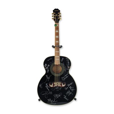 Ring of Fire The Johnny Cash Musical Signed Epiphone Acoustic Guitar