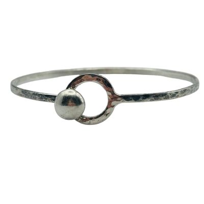 Parker Sterling Latched Bangle Bracelet