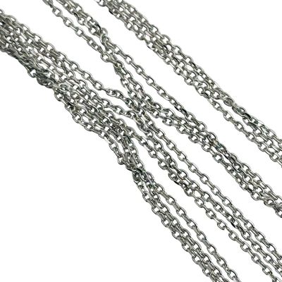 Sterling Multi Cable Chain Necklace