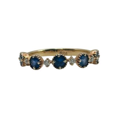 Sterling Topaz Ring Sz 4.5