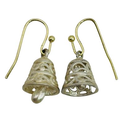 Sterling Bell Earrings