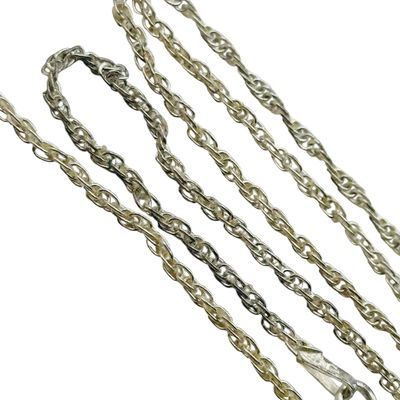 Italy Sterling Rope Chain Necklace
