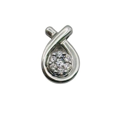 Sterling Diamond Pendant