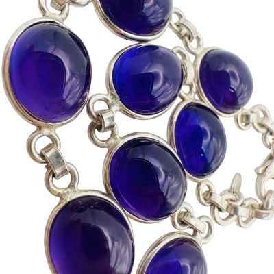 Sterling Amethyst Bracelet