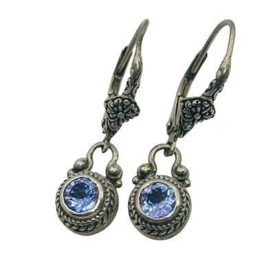 Sarda Sterling Iolite Earrings