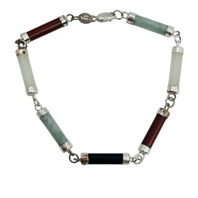 Sterling Multi Stone Bracelet