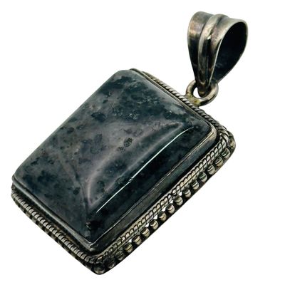 Sterling Jasper Pendant