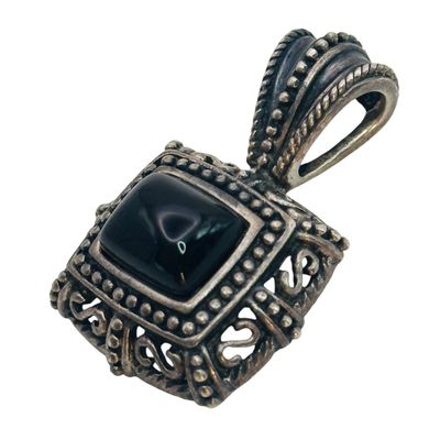 Sterling Onyx Pendant