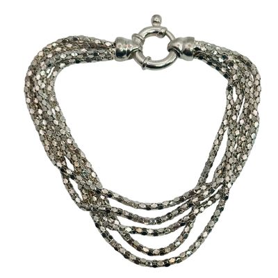 Sterling Multi Chain Bracelet