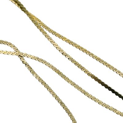 Signed Italy Sterling S Chain Necklace