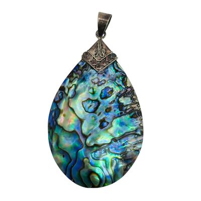 Sterling Abalone Pendant