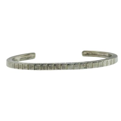 MC Tsasie Navajo Sterling Cuff Bracelet