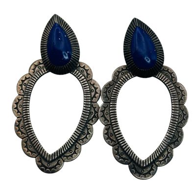 Carolyn Pollack Sterling Lapis Lazuli Earrings