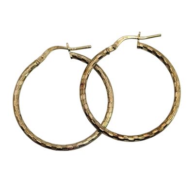 Dyadema Italy Sterling Hoop Earrings