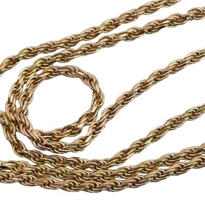 Italy Sterling Rope Chain Necklace