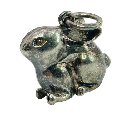 Sterling Bunny Pendant