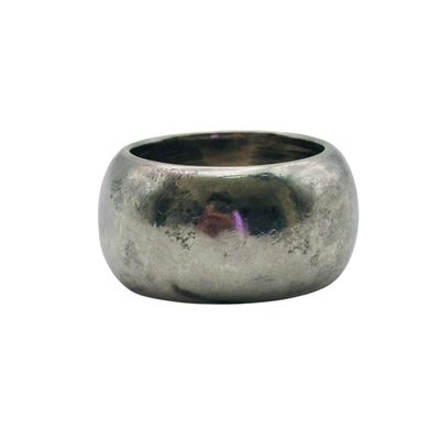 Sterling Thick Band Ring Sz 6
