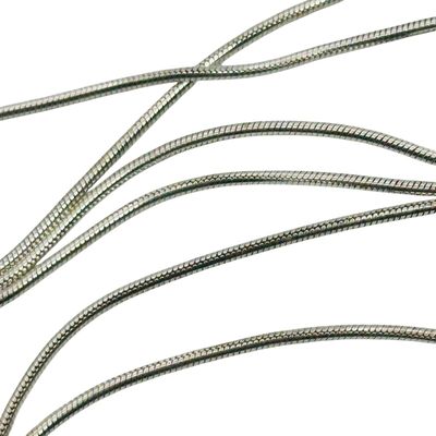 Sterling Round Snake Chain Necklace