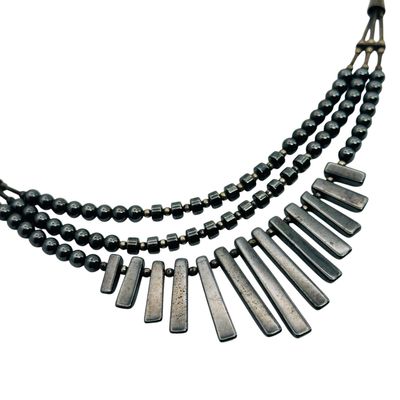 Sterling Hematite Necklace