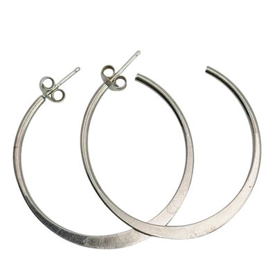 Sterling Hoop Earrings