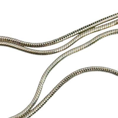 Sterling Round Snake Chain Necklace