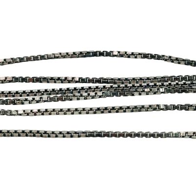 Italy Sterling Box Chain Necklace