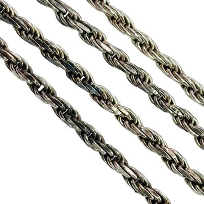 Italy Sterling Rope Chain Necklace