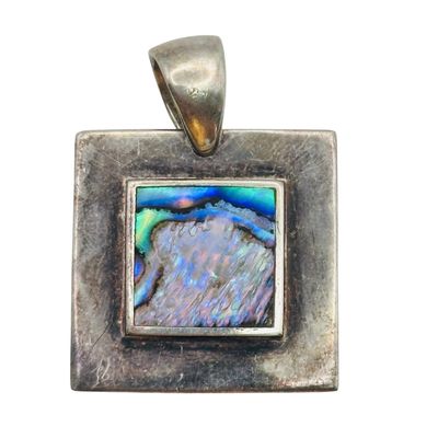 Sterling Abalone Pendant